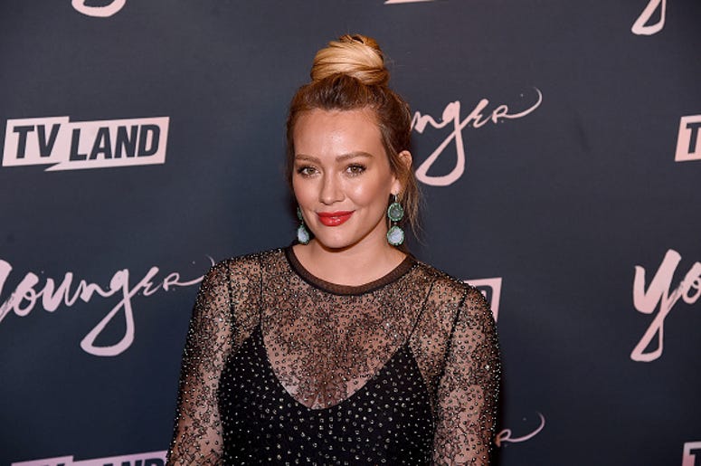 Hilary Duff attends the "Younger" Season 5 Premiere Party at Cecconi's Dumbo on June 4, 2018 in Brooklyn, New York. (Photo by Jamie McCarthy/Getty Images)