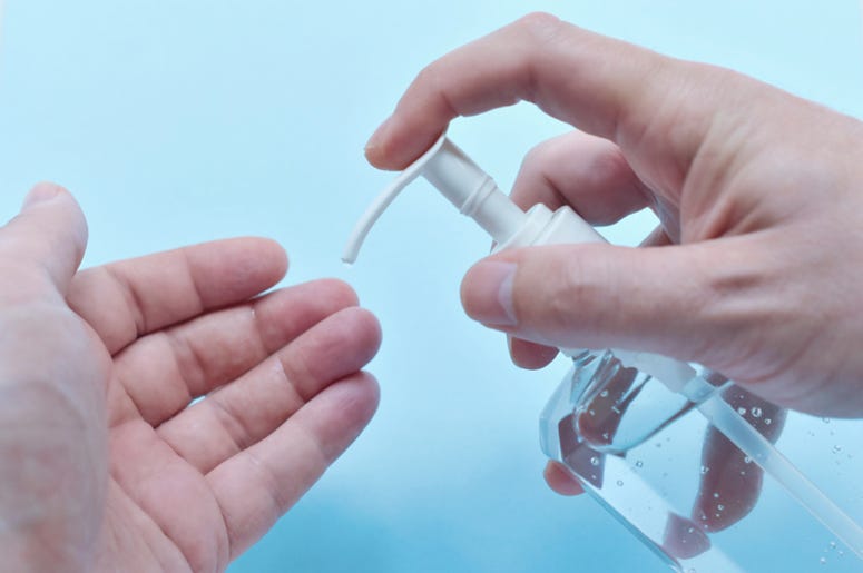 home made hand sanitizer