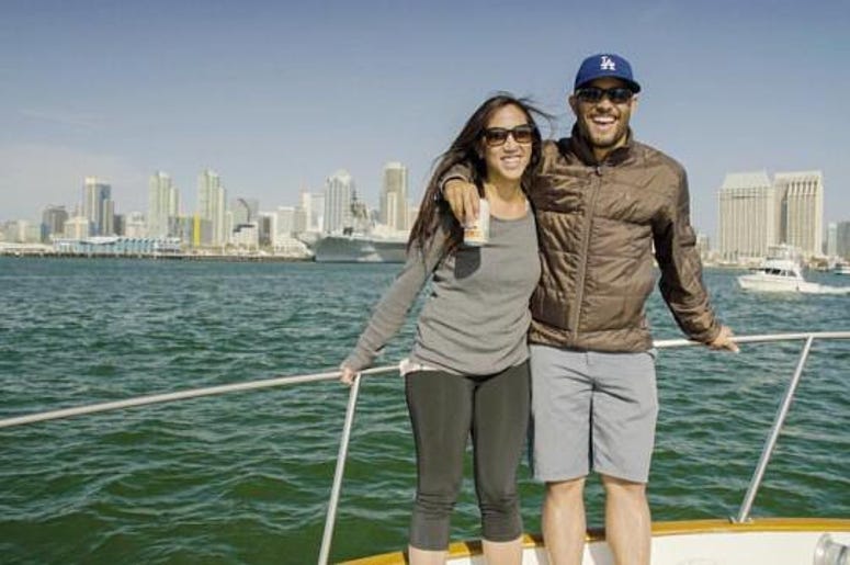 Dorothy and Fiance on a boat Dorothy and Fiance on a boat