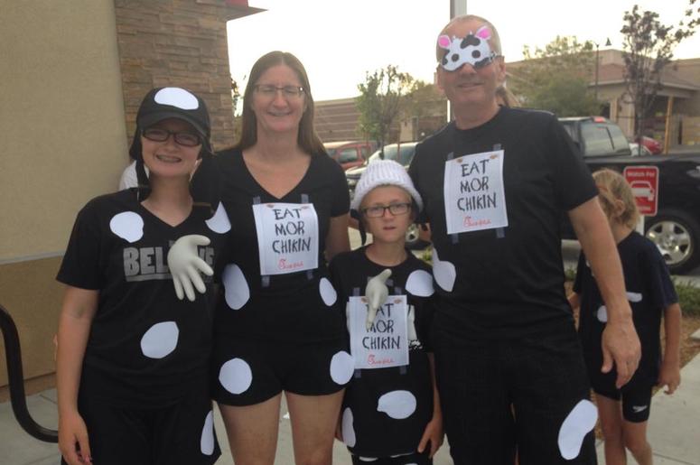 Cow Day at Chick Fil A Chick Fil A Dress Like a Cow for Free Food