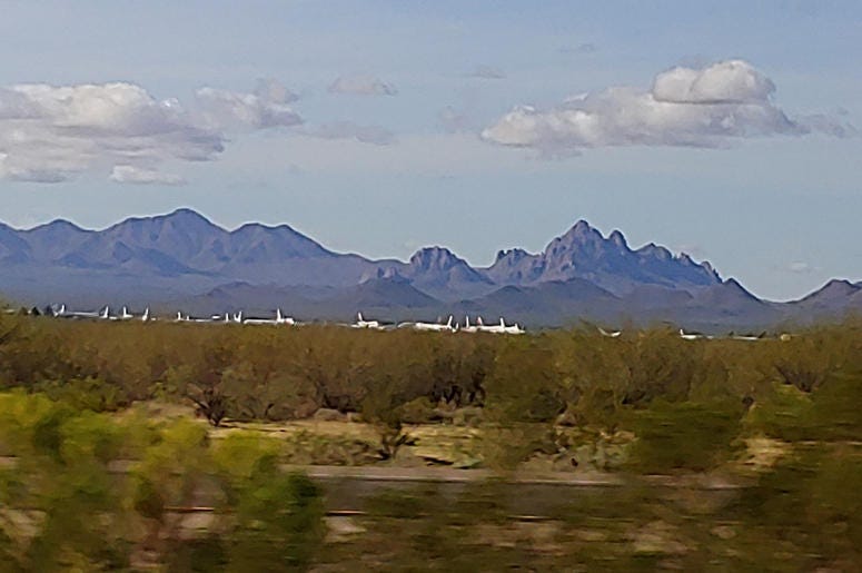 The Planes in the Desert! The Planes in the Desert!