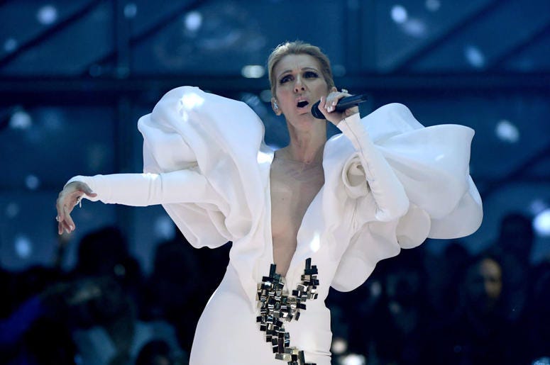 Singer Celine Dion performs during the 2017 Billboard Music Awards at T-Mobile Arena on May 21, 2017 in Las Vegas, Nevada Singer Celine Dion performs during the 2017 Billboard Music Awards at T-Mobile Arena on May 21, 2017 in Las Vegas, Nevada