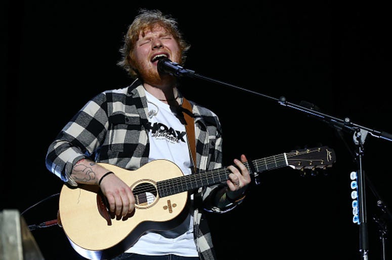 Ed Sheeran performs in concert on the opening night of his Australian tour at Optus Stadium on March 2, 2018 in Perth, Australia.