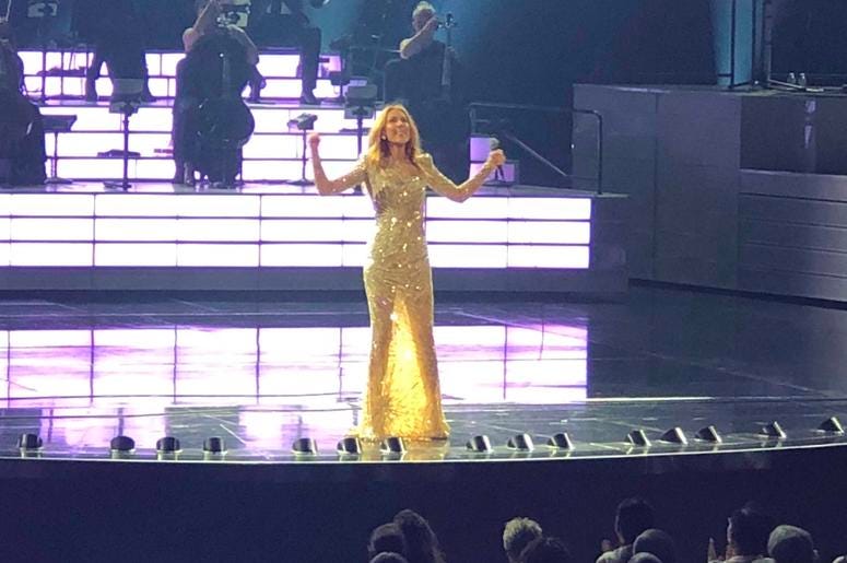 Escape to Vegas to See Celine Dion with Susan D. Escape to Vegas to See Celine Dion with Susan D.