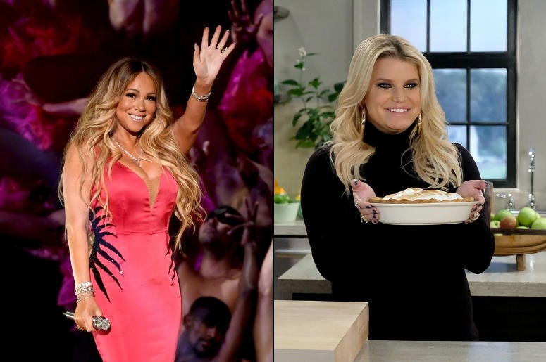 Mariah Carey x Jessica Simpson Mariah Carey x Jessica Simpson