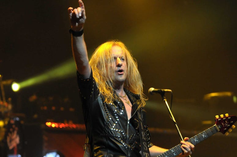 Judas Priest guitarist K.K. Downing performs at Hard Rock Live Judas Priest guitarist K.K. Downing performs at Hard Rock Live