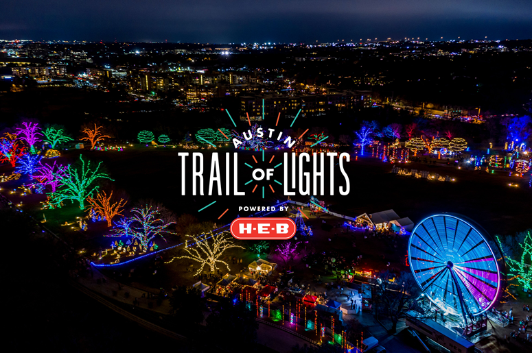 Trail of lights