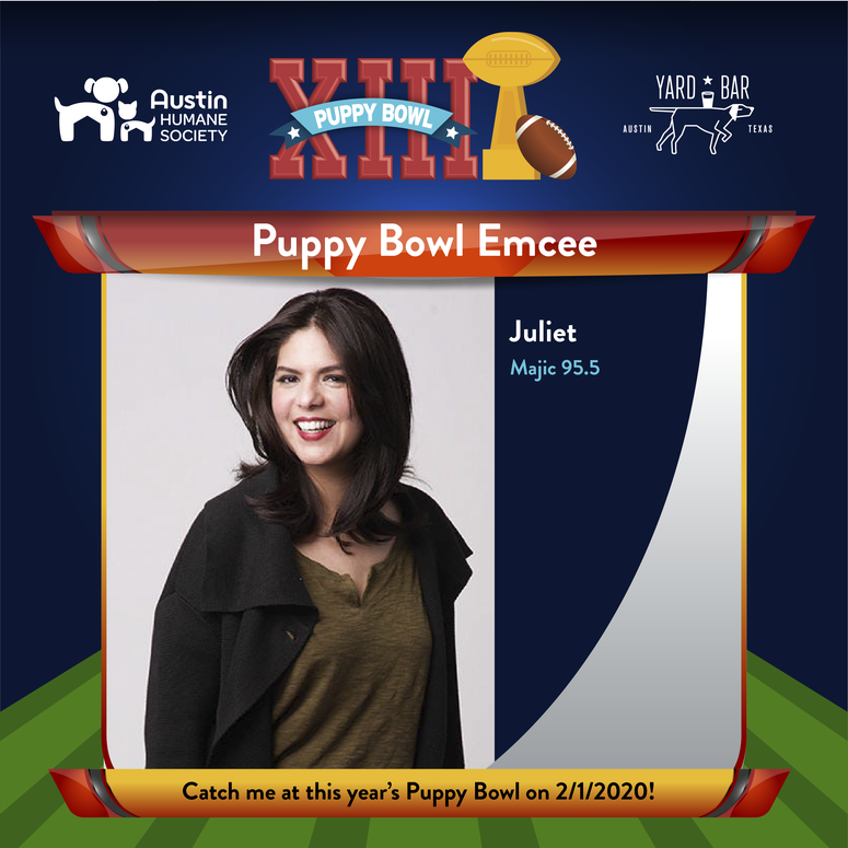 Juliet, Puppy Bowl Emcee