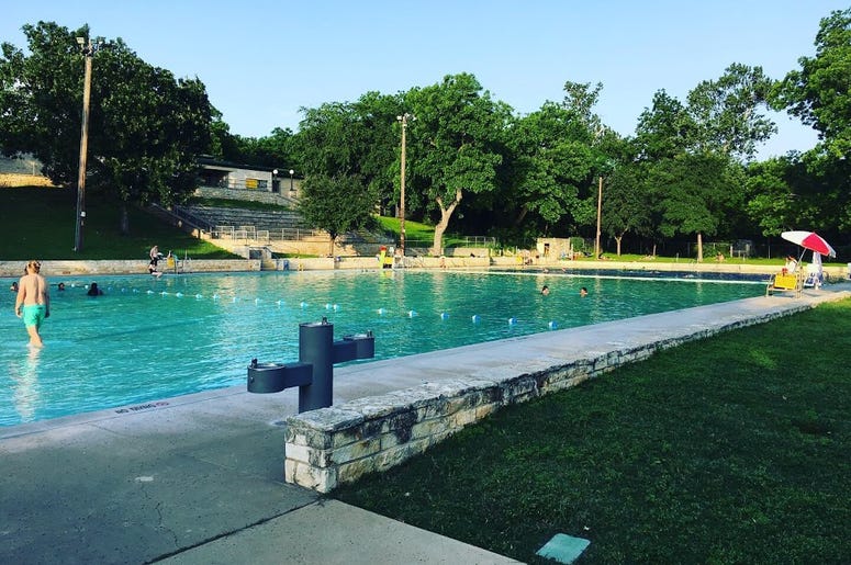 The Deep Eddy Pool next door
