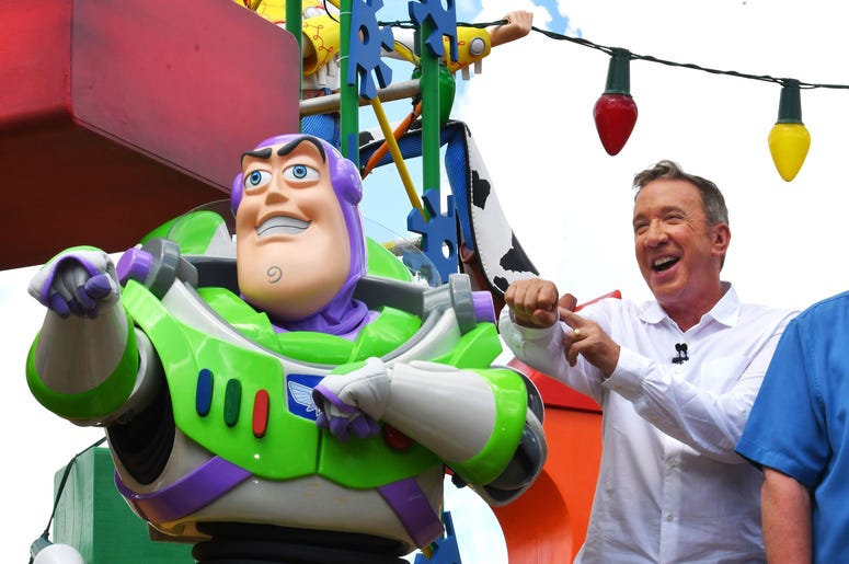 Tim Allen and Buzz Lightyear