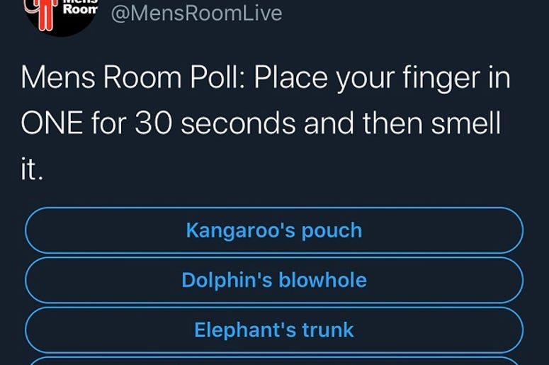 Be a mensch, pick your stench
