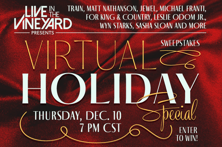 Live in the vineyard Holiday Special 2020
