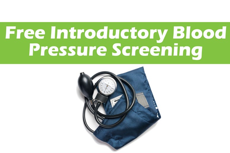 blood pressure screening