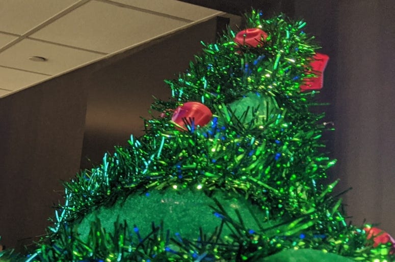 Christmas Tree Hat