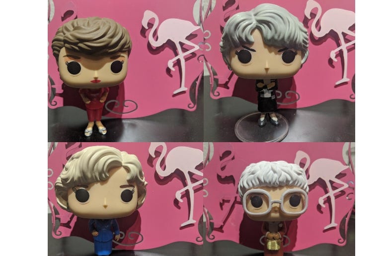 The Golden Girls Flamingo shot