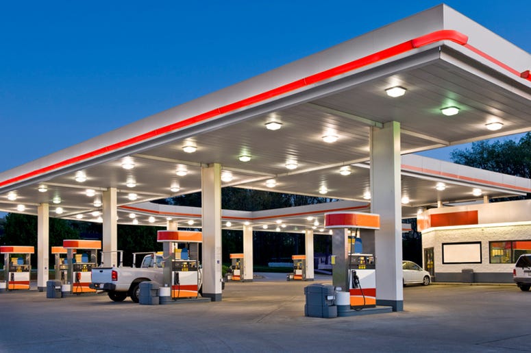 gas station