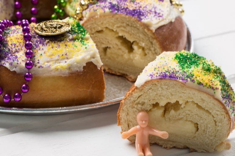 Mardi Gras King Cake