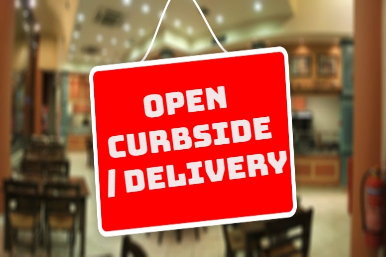 Open curbside _ delivery