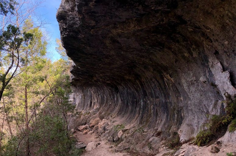 rock ledge