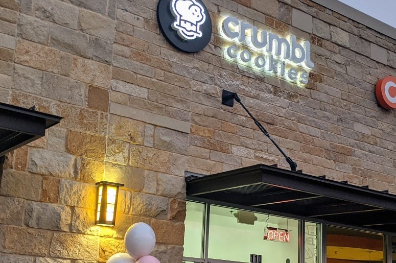 Crumbl Cookie Sunset Valley Storefront