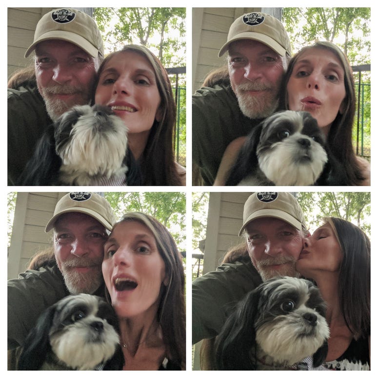 Rudy Roo, honey Ted and Heather Family Selfies 6/12/20