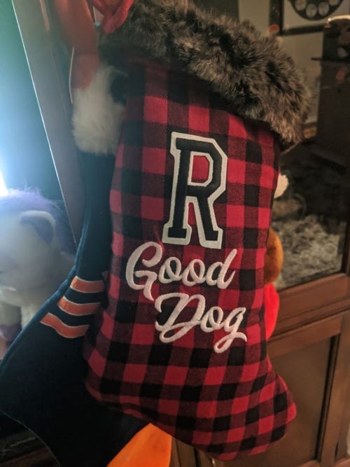 Rudys Good Boy Stocking