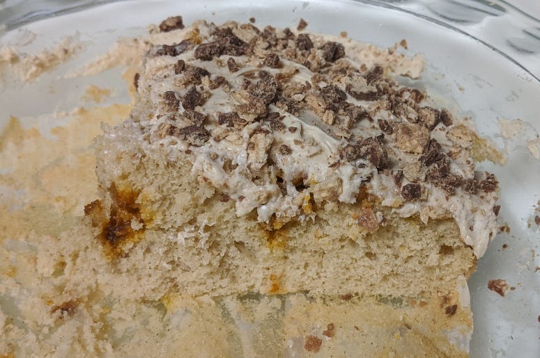 Sweet Cinnamon Cake with Holiday Kicks for Breakfast