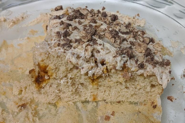 Sweet Cinnamon Cake with Holiday Kicks for Breakfast