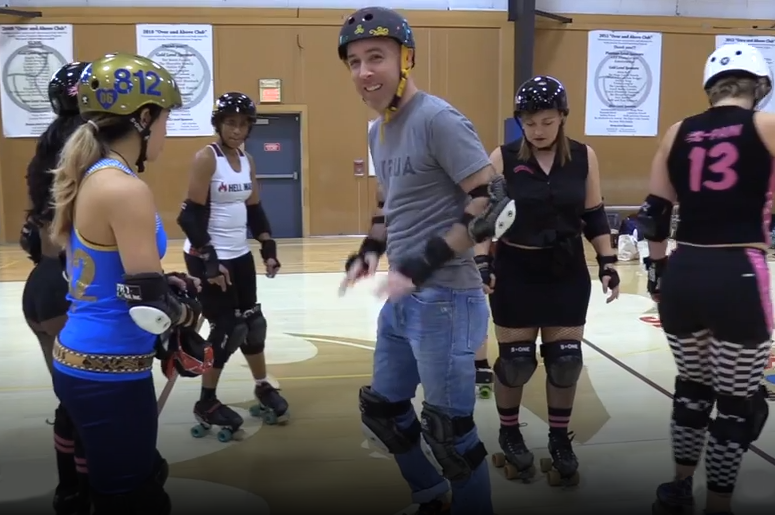 Sean Mack Tries Roller Derby with Texas Rollergirls