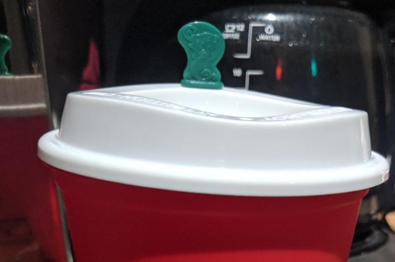 Reusable Holiday Cup Top