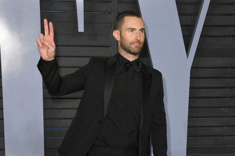 Adam Levine. 2018 Vanity Fair Oscar Party Adam Levine. 2018 Vanity Fair Oscar Party