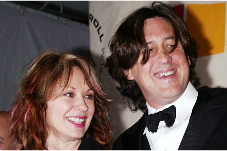 Nancy Wilson and Cameron Crowe arrive at the 2004 Rock And Roll Hall of Fame induction ceremony Nancy Wilson and Cameron Crowe arrive at the 2004 Rock And Roll Hall of Fame induction ceremony