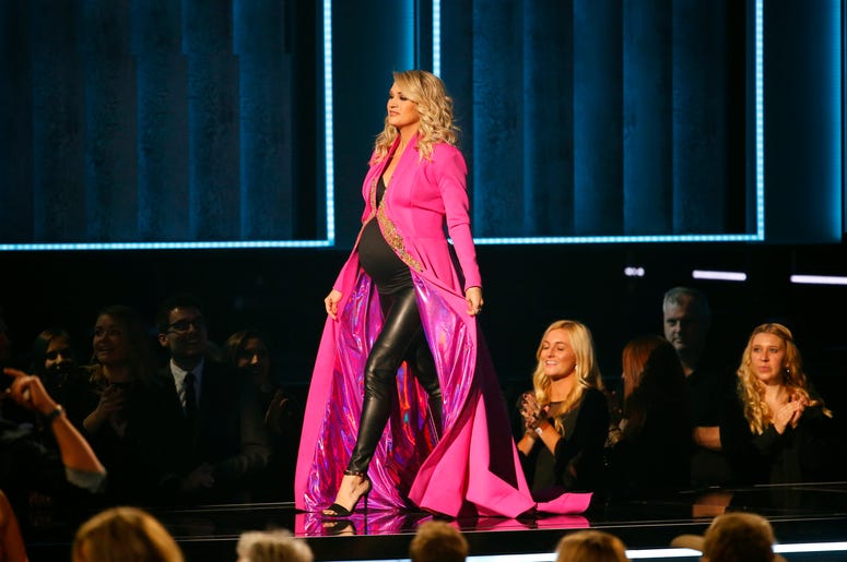 Carrie Underwood appears on the 52nd Annual CMA Awards at the Bridgestone Arena on November 14, 2018 in Nashville, Tennessee Carrie Underwood appears on the 52nd Annual CMA Awards at the Bridgestone Arena on November 14, 2018 in Nashville, Tennessee