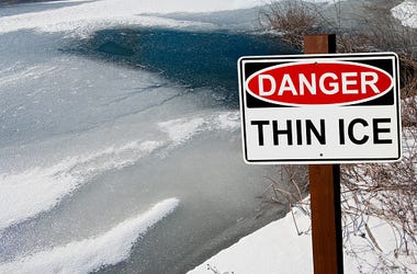 Danger thin ice
