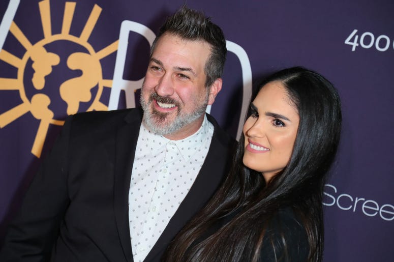 Joey Fatone and his wife Kelly Fatone attend New Starz Series "Now Apocalypse" Premiere - Arrivals at Hollywood Palladium on February 27, 2019 in Los Angeles, California Joey Fatone and his wife Kelly Fatone attend New Starz Series "Now Apocalypse" Premiere - Arrivals at Hollywood Palladium on February 27, 2019 in Los Angeles, California
