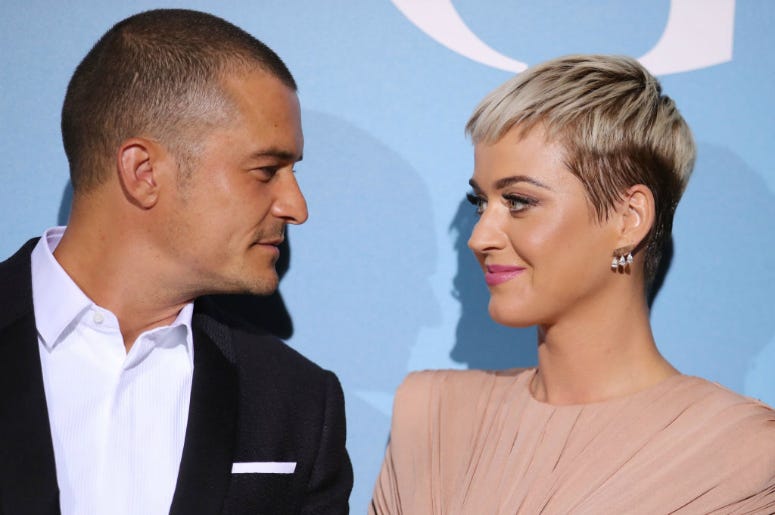 Katy Perry and Orlando Bloom attend the Gala for the Global Ocean Katy Perry and Orlando Bloom attend the Gala for the Global Ocean