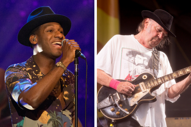 Leon Bridges and Neil Young Leon Bridges and Neil Young