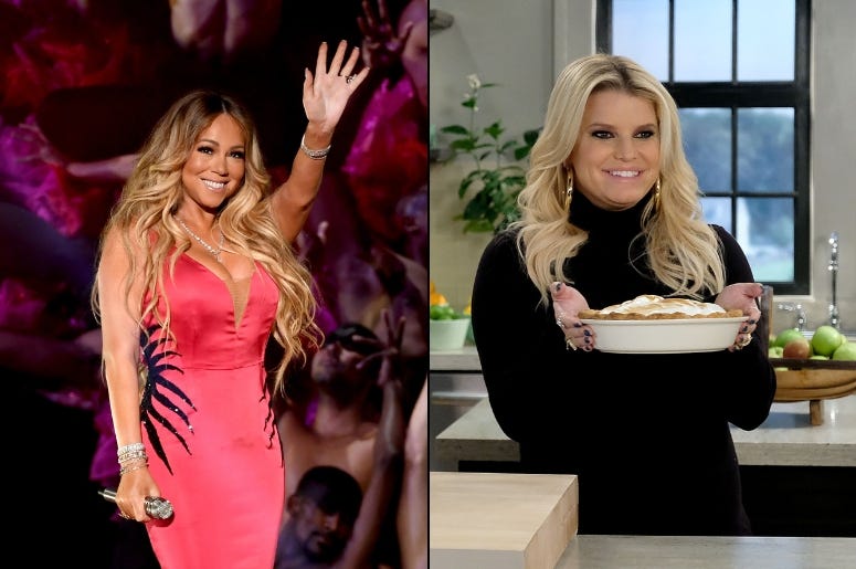 Mariah Carey x Jessica Simpson Mariah Carey x Jessica Simpson