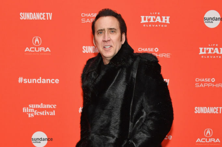 Actor Nicolas Cage attends the 'Mandy' Premiere during the 2018 Sundance Film Festival at Park City Library on January 19, 2018 in Park City, Utah Actor Nicolas Cage attends the 'Mandy' Premiere during the 2018 Sundance Film Festival at Park City Library on January 19, 2018 in Park City, Utah