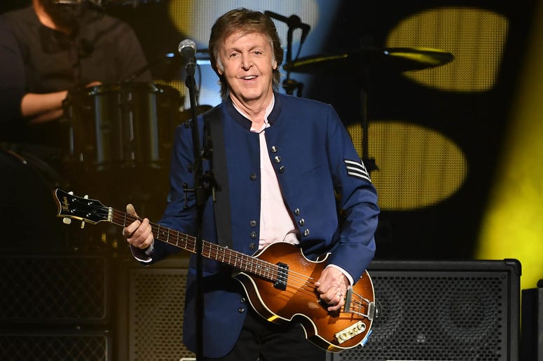 Paul McCartney performs at the American Airlines Arena Paul McCartney performs at the American Airlines Arena