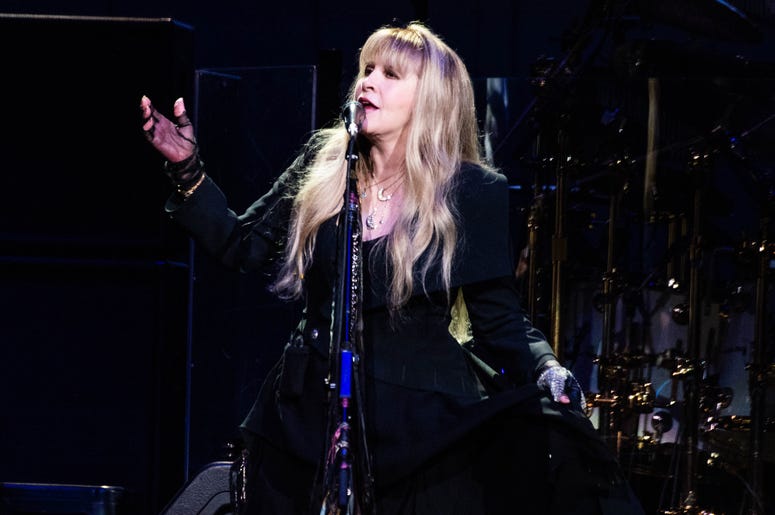 Stevie Nicks of Fleetwood Mac performs onstage at The SAP Center on November 21, 2018 in San Jose, California Stevie Nicks of Fleetwood Mac performs onstage at The SAP Center on November 21, 2018 in San Jose, California