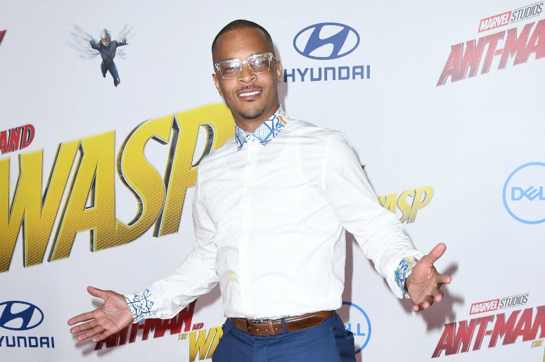 25 June 2018 - Hollywood, California - Tip "T.I." Harris. "Ant-Man and The Wasp' Los Angeles Premiere held at theEl Capitan Theatre. 25 June 2018 - Hollywood, California - Tip "T.I." Harris. "Ant-Man and The Wasp' Los Angeles Premiere held at theEl Capitan Theatre.