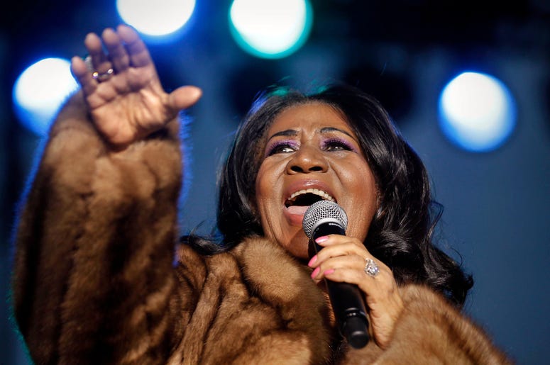 Aretha Franklin performs at the Wisconsin State Fair Aretha Franklin performs at the Wisconsin State Fair