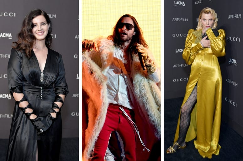 Lana Del Rey, Jared Leto, Courtney Love Lana Del Rey, Jared Leto, Courtney Love