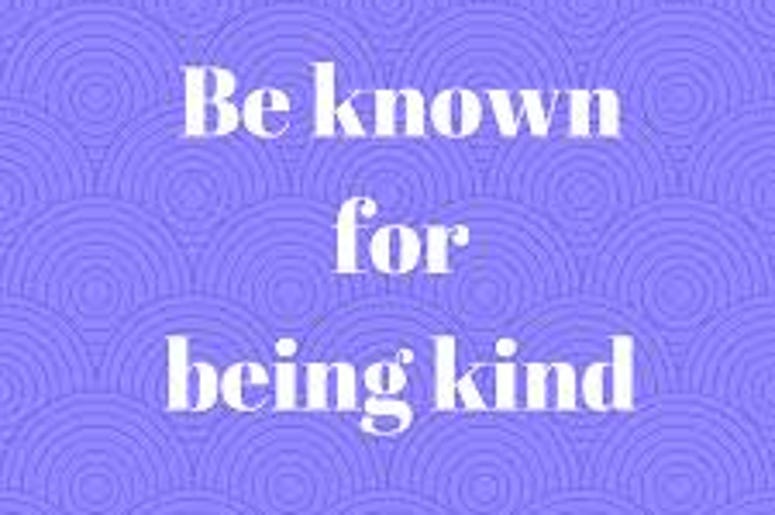 It Pays To Be Kind