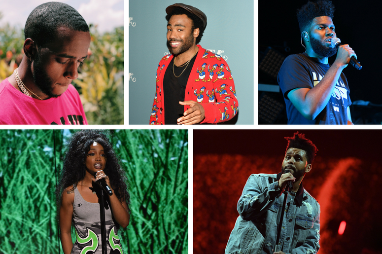 6LACK, Childish Gambino, Khalid, SZA, The Weeknd 6LACK, Childish Gambino, Khalid, SZA, The Weeknd