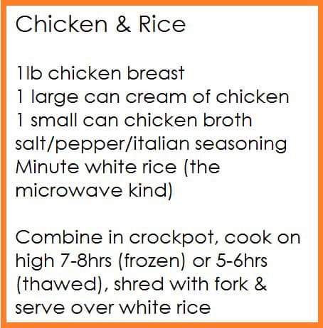 easy meals during quarantine