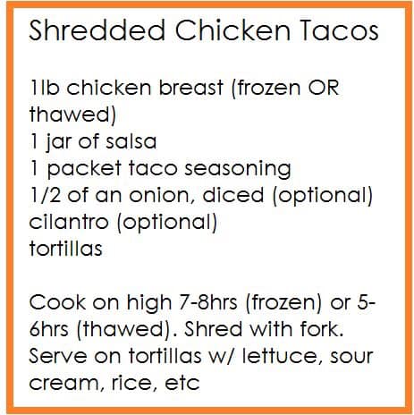 easy meals during quarantine