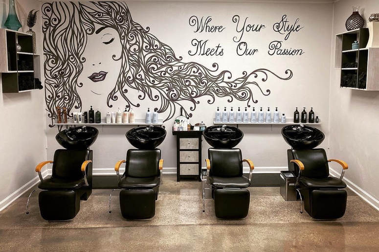 hair salon fringe