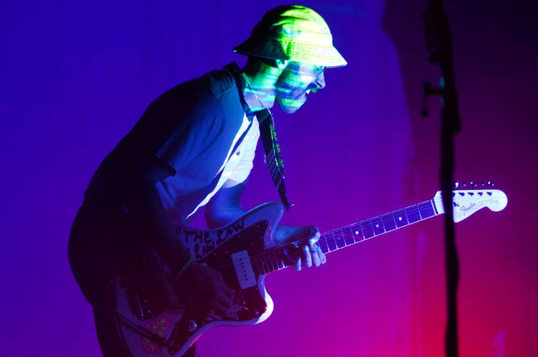 Portugal, The Man performs at the Bonnaroo Music and Arts Festival Portugal, The Man performs at the Bonnaroo Music and Arts Festival